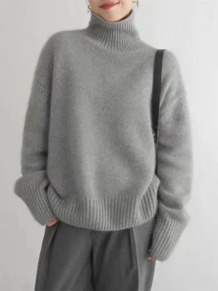 Freja Knit – stilren polotröja för kyliga dagar