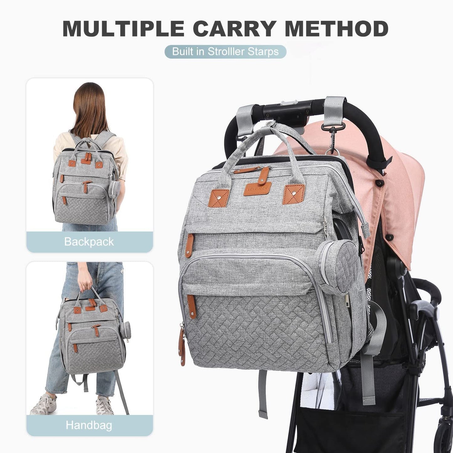 Babybagio - Ryggsäck med skötbord