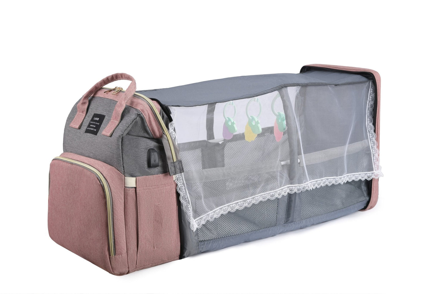Babyblöjväska - Ryggsäck med skötbord - Tjenixen