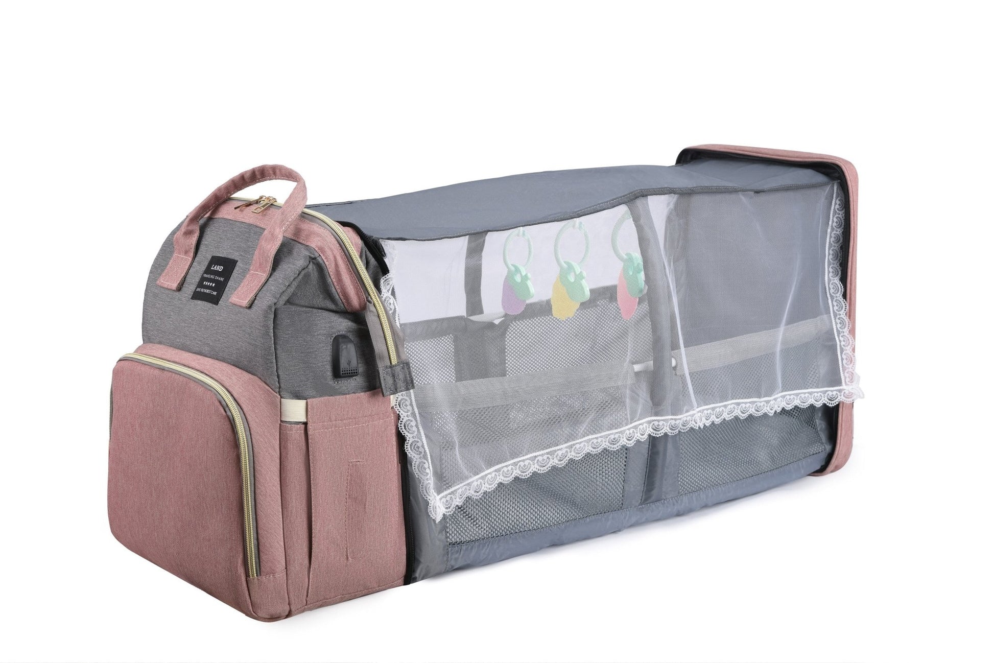 Babyblöjväska - Ryggsäck med skötbord - Tjenixen
